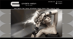 Desktop Screenshot of cindessalon.com