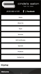 Mobile Screenshot of cindessalon.com